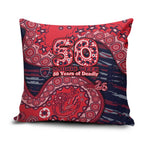 Melbourne Demons NAIDOC Week 2026 Pillow Cover Australian Aboriginal Dot Art Dreamtime Pattern Style