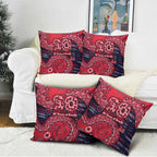 Melbourne Demons NAIDOC Week 2026 Pillow Cover Australian Aboriginal Dot Art Dreamtime Pattern Style