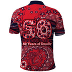 Melbourne Demons NAIDOC Week 2026 Polo Shirt Australian Aboriginal Dot Art Dreamtime Pattern Style