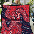 Melbourne Demons NAIDOC Week 2026 Quilt Australian Aboriginal Dot Art Dreamtime Pattern Style