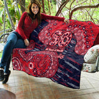 Melbourne Demons NAIDOC Week 2026 Quilt Australian Aboriginal Dot Art Dreamtime Pattern Style