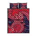 Melbourne Demons NAIDOC Week 2026 Quilt Bed Set Australian Aboriginal Dot Art Dreamtime Pattern Style