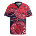 Melbourne Demons NAIDOC Week 2026 Rugby Jersey Australian Aboriginal Dot Art Dreamtime Pattern Style