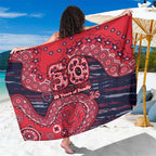 Melbourne Demons NAIDOC Week 2026 Sarong Australian Aboriginal Dot Art Dreamtime Pattern Style