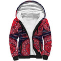 Melbourne Demons NAIDOC Week 2026 Sherpa Hoodie Australian Aboriginal Dot Art Dreamtime Pattern Style