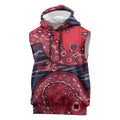 Melbourne Demons NAIDOC Week 2026 Sleeveless Hoodie Australian Aboriginal Dot Art Dreamtime Pattern Style