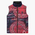 Melbourne Demons NAIDOC Week 2026 Sleeveless Puffer Jacket Australian Aboriginal Dot Art Dreamtime Pattern Style