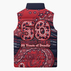 Melbourne Demons NAIDOC Week 2026 Sleeveless Puffer Jacket Australian Aboriginal Dot Art Dreamtime Pattern Style