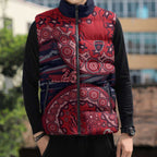 Melbourne Demons NAIDOC Week 2026 Sleeveless Puffer Jacket Australian Aboriginal Dot Art Dreamtime Pattern Style