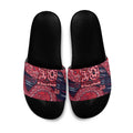 Melbourne Demons NAIDOC Week 2026 Slide Sandals Australian Aboriginal Dot Art Dreamtime Pattern Style