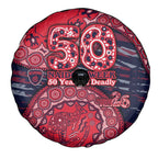 Melbourne Demons NAIDOC Week 2026 Spare Tire Cover Australian Aboriginal Dot Art Dreamtime Pattern Style