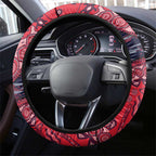 Melbourne Demons NAIDOC Week 2026 Steering Wheel Cover Australian Aboriginal Dot Art Dreamtime Pattern Style