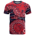 Melbourne Demons NAIDOC Week 2026 T Shirt Australian Aboriginal Dot Art Dreamtime Pattern Style