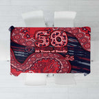 Melbourne Demons NAIDOC Week 2026 Tablecloth Australian Aboriginal Dot Art Dreamtime Pattern Style