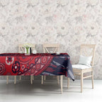 Melbourne Demons NAIDOC Week 2026 Tablecloth Australian Aboriginal Dot Art Dreamtime Pattern Style