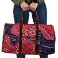 Melbourne Demons NAIDOC Week 2026 Travel Bag Australian Aboriginal Dot Art Dreamtime Pattern Style