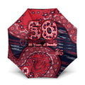 Melbourne Demons NAIDOC Week 2026 Umbrella Australian Aboriginal Dot Art Dreamtime Pattern Style