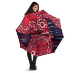 Melbourne Demons NAIDOC Week 2026 Umbrella Australian Aboriginal Dot Art Dreamtime Pattern Style