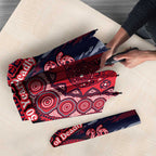 Melbourne Demons NAIDOC Week 2026 Umbrella Australian Aboriginal Dot Art Dreamtime Pattern Style