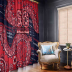 Melbourne Demons NAIDOC Week 2026 Window Curtain Australian Aboriginal Dot Art Dreamtime Pattern Style