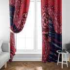 Melbourne Demons NAIDOC Week 2026 Window Curtain Australian Aboriginal Dot Art Dreamtime Pattern Style