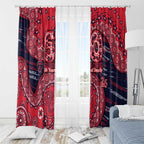 Melbourne Demons NAIDOC Week 2026 Window Curtain Australian Aboriginal Dot Art Dreamtime Pattern Style
