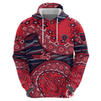 Melbourne Demons NAIDOC Week 2026 Zip Hoodie Australian Aboriginal Dot Art Dreamtime Pattern Style