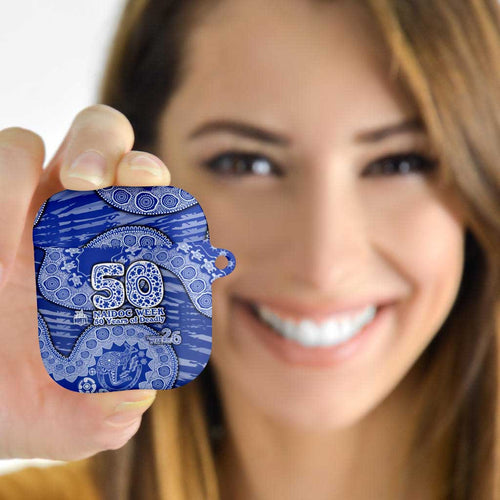 North Melbourne Kangaroos NAIDOC Week 2026 AirPods Case Australian Aboriginal Dot Art Dreamtime Pattern Style