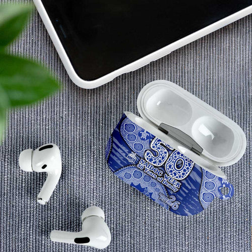 North Melbourne Kangaroos NAIDOC Week 2026 AirPods Case Australian Aboriginal Dot Art Dreamtime Pattern Style