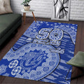 North Melbourne Kangaroos NAIDOC Week 2026 Area Rug Australian Aboriginal Dot Art Dreamtime Pattern Style