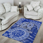 North Melbourne Kangaroos NAIDOC Week 2026 Area Rug Australian Aboriginal Dot Art Dreamtime Pattern Style