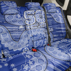 North Melbourne Kangaroos NAIDOC Week 2026 Back Car Seat Cover Australian Aboriginal Dot Art Dreamtime Pattern Style