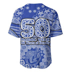 North Melbourne Kangaroos NAIDOC Week 2026 Baseball Jersey Australian Aboriginal Dot Art Dreamtime Pattern Style