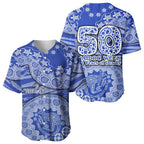 North Melbourne Kangaroos NAIDOC Week 2026 Baseball Jersey Australian Aboriginal Dot Art Dreamtime Pattern Style