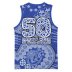 North Melbourne Kangaroos NAIDOC Week 2026 Basketball Jersey Australian Aboriginal Dot Art Dreamtime Pattern Style