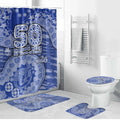 North Melbourne Kangaroos NAIDOC Week 2026 Bathroom Set Australian Aboriginal Dot Art Dreamtime Pattern Style