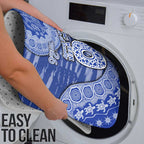 North Melbourne Kangaroos NAIDOC Week 2026 Bathroom Set Australian Aboriginal Dot Art Dreamtime Pattern Style