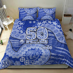 North Melbourne Kangaroos NAIDOC Week 2026 Bedding Set Australian Aboriginal Dot Art Dreamtime Pattern Style