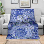 North Melbourne Kangaroos NAIDOC Week 2026 Blanket Australian Aboriginal Dot Art Dreamtime Pattern Style