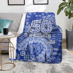 North Melbourne Kangaroos NAIDOC Week 2026 Blanket Australian Aboriginal Dot Art Dreamtime Pattern Style
