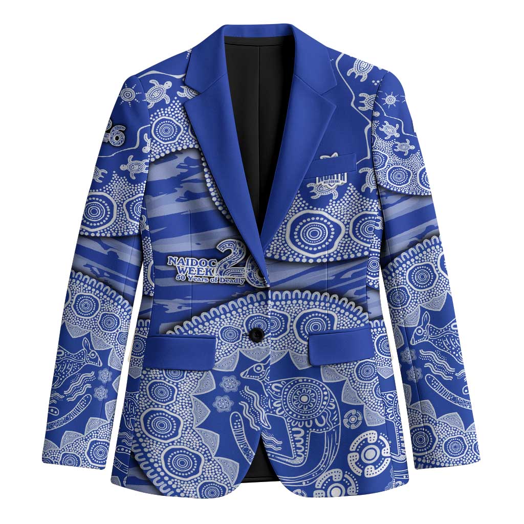 North Melbourne Kangaroos NAIDOC Week 2026 Blazer Australian Aboriginal Dot Art Dreamtime Pattern Style