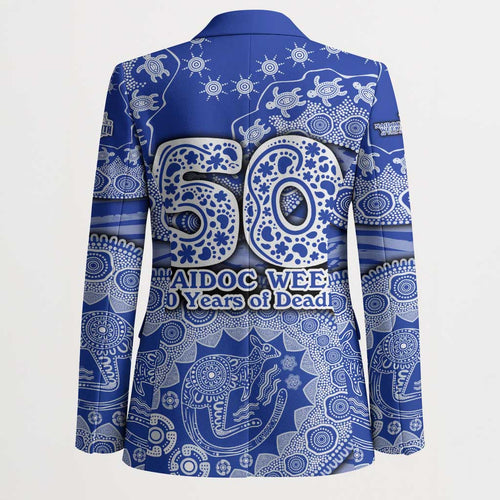 North Melbourne Kangaroos NAIDOC Week 2026 Blazer Australian Aboriginal Dot Art Dreamtime Pattern Style