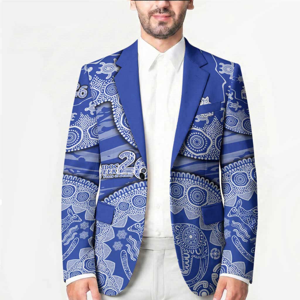 North Melbourne Kangaroos NAIDOC Week 2026 Blazer Australian Aboriginal Dot Art Dreamtime Pattern Style