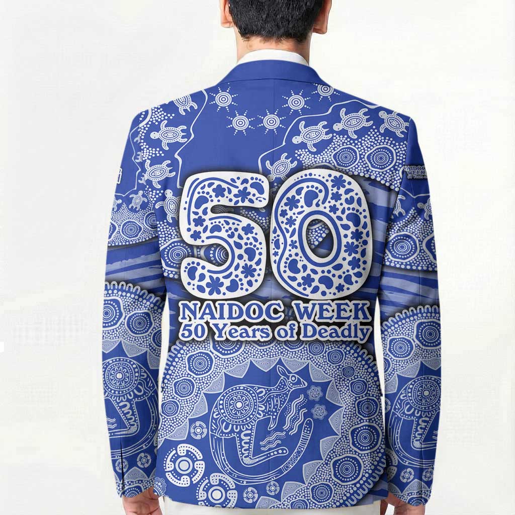 North Melbourne Kangaroos NAIDOC Week 2026 Blazer Australian Aboriginal Dot Art Dreamtime Pattern Style