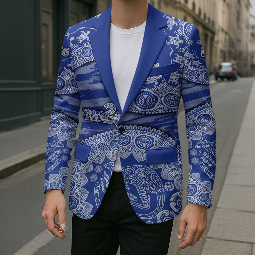 North Melbourne Kangaroos NAIDOC Week 2026 Blazer Australian Aboriginal Dot Art Dreamtime Pattern Style