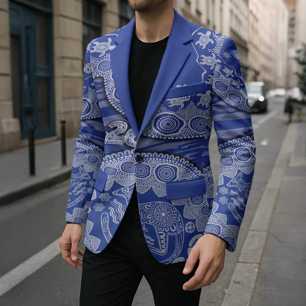 North Melbourne Kangaroos NAIDOC Week 2026 Blazer Australian Aboriginal Dot Art Dreamtime Pattern Style