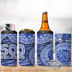 North Melbourne Kangaroos NAIDOC Week 2026 4 in 1 Can Cooler Tumbler Australian Aboriginal Dot Art Dreamtime Pattern Style