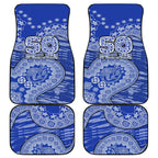 North Melbourne Kangaroos NAIDOC Week 2026 Car Mats Australian Aboriginal Dot Art Dreamtime Pattern Style