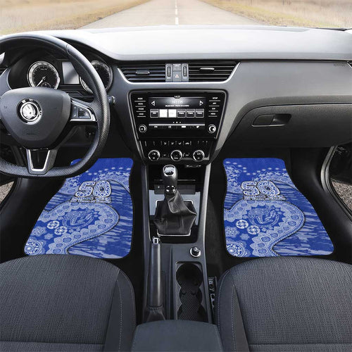 North Melbourne Kangaroos NAIDOC Week 2026 Car Mats Australian Aboriginal Dot Art Dreamtime Pattern Style