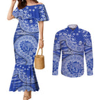 North Melbourne Kangaroos NAIDOC Week 2026 Couples Matching Mermaid Dress and Long Sleeve Button Shirt Australian Aboriginal Dot Art Dreamtime Pattern Style